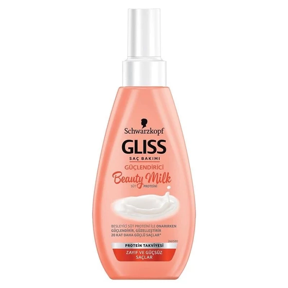 Gliss Sıvı Saç Kremi Beauty Milk Güçlendirici 150 ml ürün görseli 1