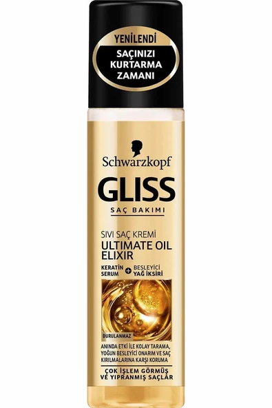 Gliss Ultimate Oil Elixir Sıvı Saç Kremi 200 ml ürün görseli 1