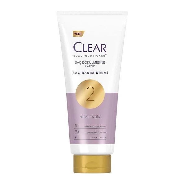 Clear Scalpceuticals Saç Dökülmesine Karşı Saç Bakım Kremi 170 ml ürün görseli 1
