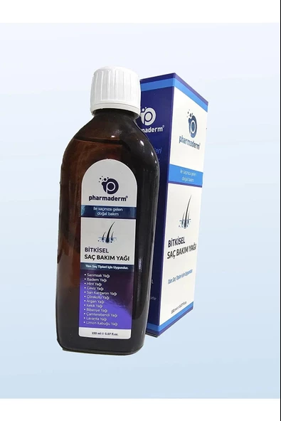 Pharmaderm Bitkisel Saç Bakım Yağı  150 ml ürün görseli 1