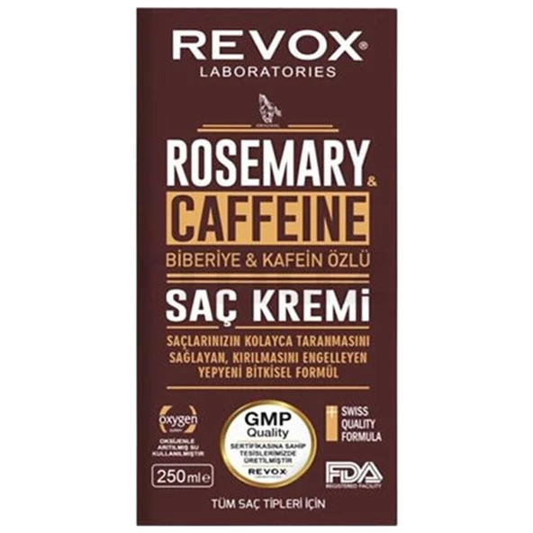 Revox Biberiye ve Kafein Özlü Saç Kremi 250 ml ürün görseli 1