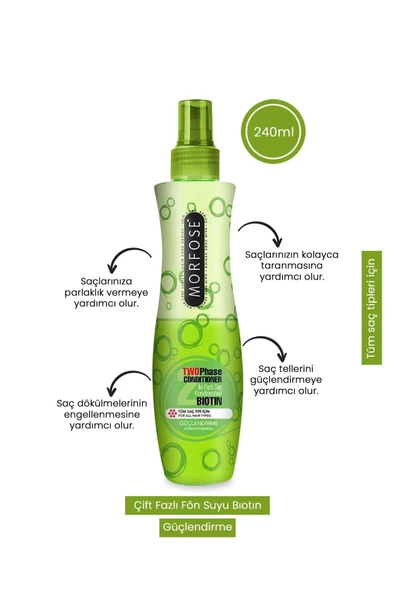 Morfose Biotin Fön Suyu 240 ml - Resim 2