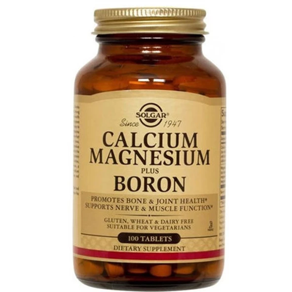 Solgar Calcium Magnesium Plus Boron 100 Tablet ürün görseli 1