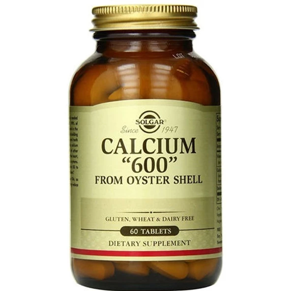 Solgar Calcium Oyster Shell 600 mg 60 Tablet ürün görseli 1