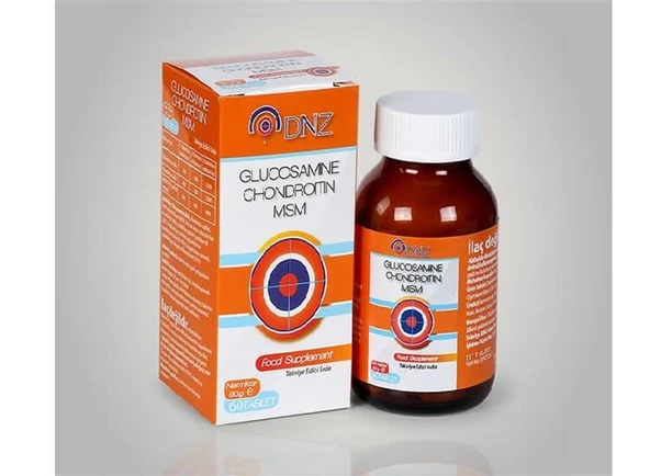 DNZ Glucosamine Chondroitin MSM 60 Tablet ürün görseli 1