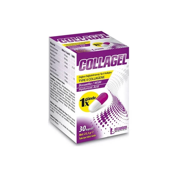 Collagel Tip II Kollajen 30 Kapsül ürün görseli 1