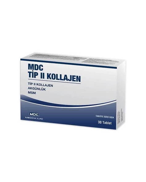 MDC Tip II Kollagen 30 Tablet ürün görseli 1