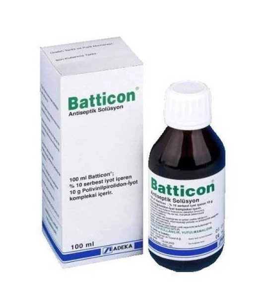 Batticon Antiseptik Solüsyon 100 ml ürün görseli 1