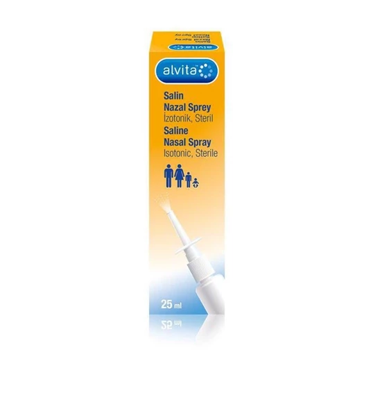 Alvita Salin Nazal Sprey 25 ml ürün görseli 1