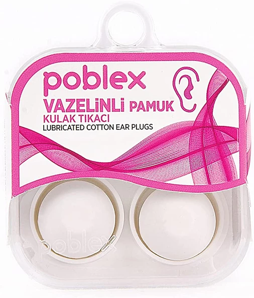 Poblex Vazelin Kulak Tıkacı 2'li ürün görseli 1