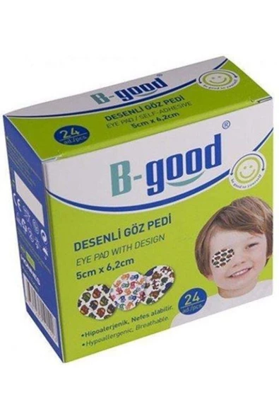 B-Good Göz Pedi Desenli 5x6,2 cm 24'lü ürün görseli 1