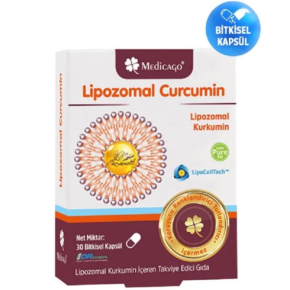Medicago Lipozomal Curcumin 30 Tablet ürün görseli 1