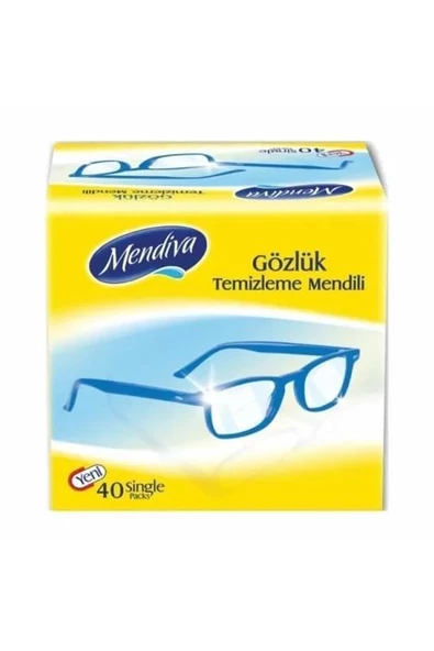Mendiva Gözlük Temizleme Mendili 40lı ürün görseli 1