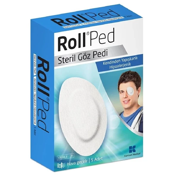 Roll Ped Steril Göz Pedi 5 Adet ürün görseli 1