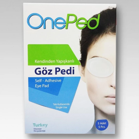 One Ped Kendinden Yapışkanlı Steril Göz Pedi 5'li ürün görseli 1