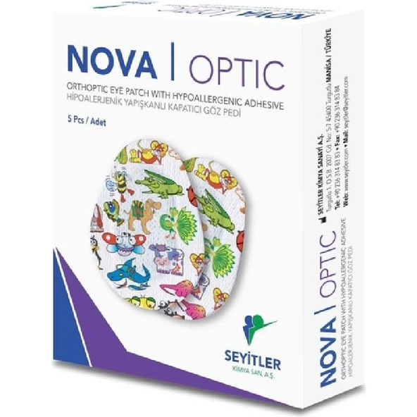 Nova Optik Çocuk Göz Pedi 5'li ürün görseli 1