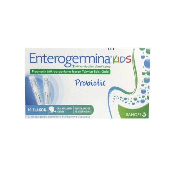 Enterogermina Kids 5 ml x 10 Flakon - Eski Ambalaj ürün görseli 1