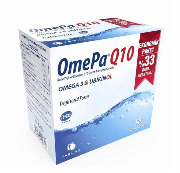 Omepa Q10 90 Kapsül ürün görseli 1