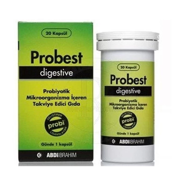 Probest Digestive Probiyotik 20 Kapsül ürün görseli 1