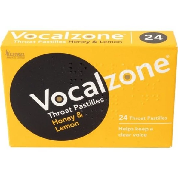 Vocalzone Ballı Limonlu Pastil 24'lü ürün görseli 1