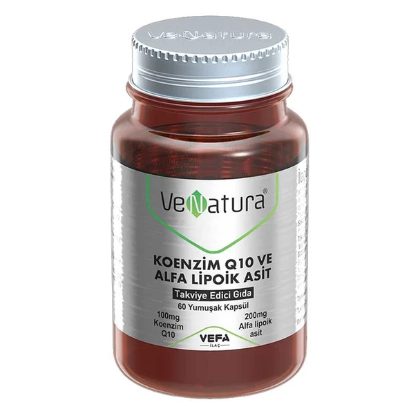 Venatura Koenzim Q10 & Alfa Lipoik Asit 60 Kapsül ürün görseli 1