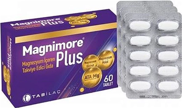 Magnimore Plus 60 Tablet ürün görseli 1