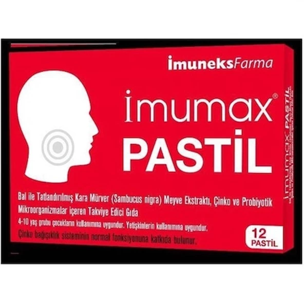 Imumax 12 Pastil ürün görseli 1