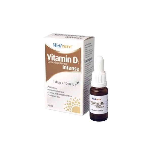 Wellcare Vitamin D3 Intense 1000 IU 12 ml ürün görseli 1