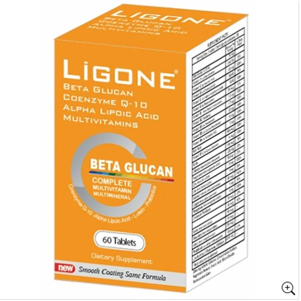 Ligone Beta Glucan Probiotic Multivitamin 60 Tablet ürün görseli 1