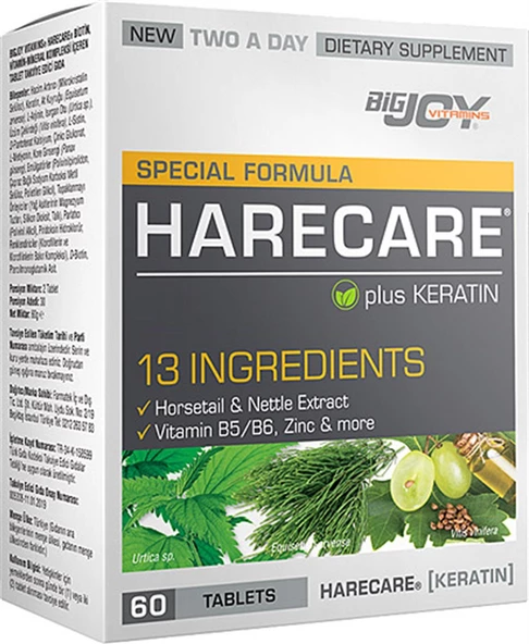Suda Vitamin Harecare 60 Tablet ürün görseli 1