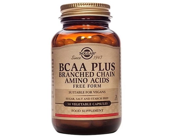 Solgar BCAA Plus 50 Vegetable Capsules ürün görseli 1