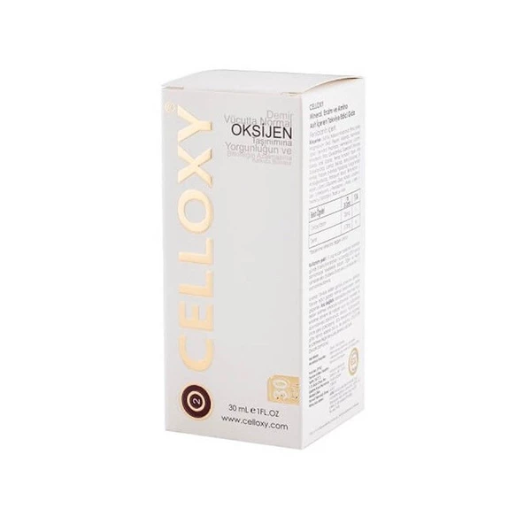 Celloxy Oksijen Damla 30 ml ürün görseli 1