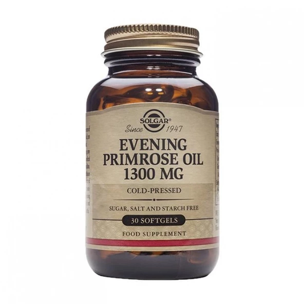 Solgar Evening Primrose 1300 mg 30 Kapsül ürün görseli 1