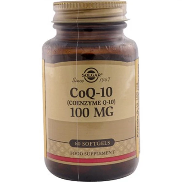 Solgar Coenzyme Q-10 100 mg 60 Softgel ürün görseli 1