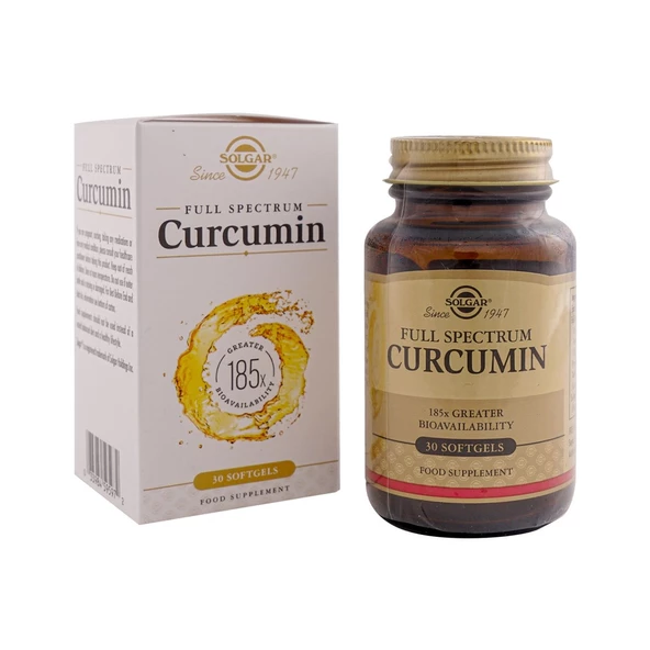 Solgar Curcumin Full Spectrum 185X 30 Tablet ürün görseli 1