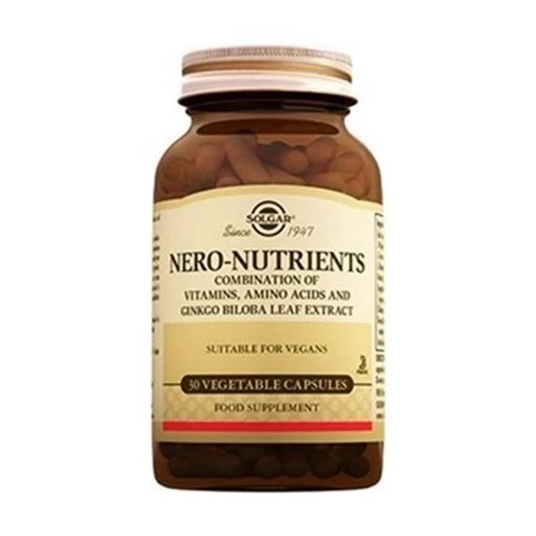Solgar Nero Nutrients 30 Tablet ürün görseli 1
