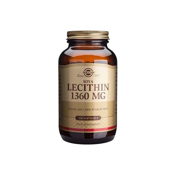 Solgar Lecithin 1360 mg 100 Kapsül ürün görseli 1