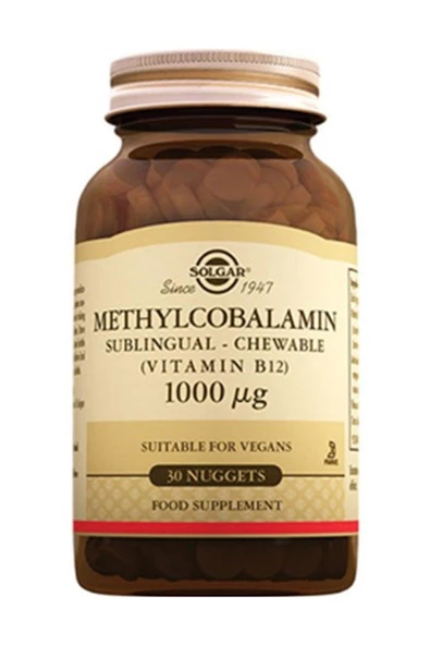 Solgar Methylcobalamin 1000 mcg 30 Tablet ürün görseli 1
