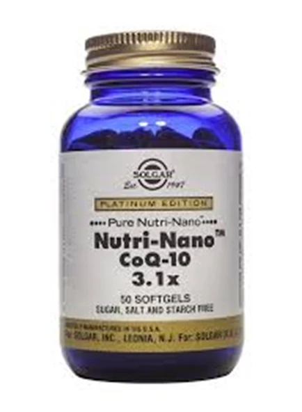 Solgar Nutri-Nano CoQ-10 50 Kapsül - Eski Ambalaj ürün görseli 1