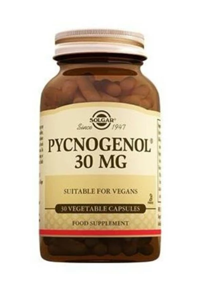 Solgar Pycnogenol 30 mg 30 Kapsül ürün görseli 1