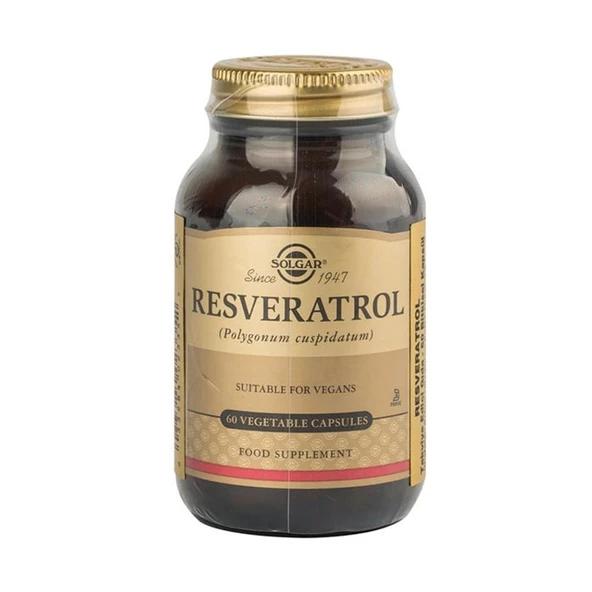 Solgar Resveratrol 60 Kapsül ürün görseli 1