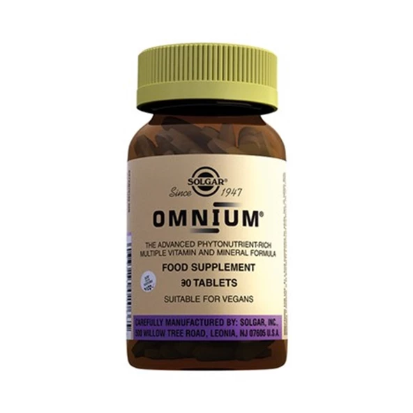 Solgar Omnium 30 Tablet ürün görseli 1