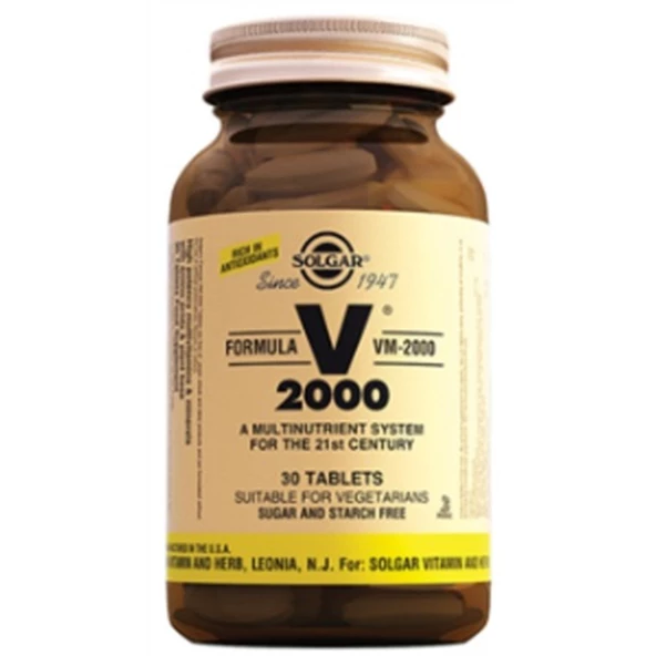 Solgar VM 2000 Multivitamin 30 Tablet ürün görseli 1