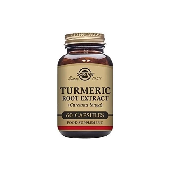 Solgar Turmeric Extract 60 Vegetable Capsules ürün görseli 1