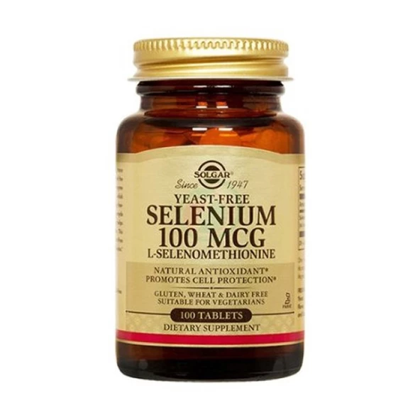 Solgar Selenium 100 mg 100 Tablet ürün görseli 1