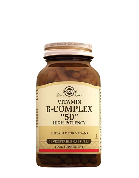 Solgar Vitamin B Complex 50 mg 50 Kapsül ürün görseli 1