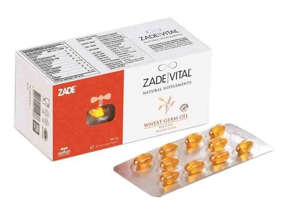 Zade Vital Ruşeym Yağı 500 mg 60 Kapsül ürün görseli 1