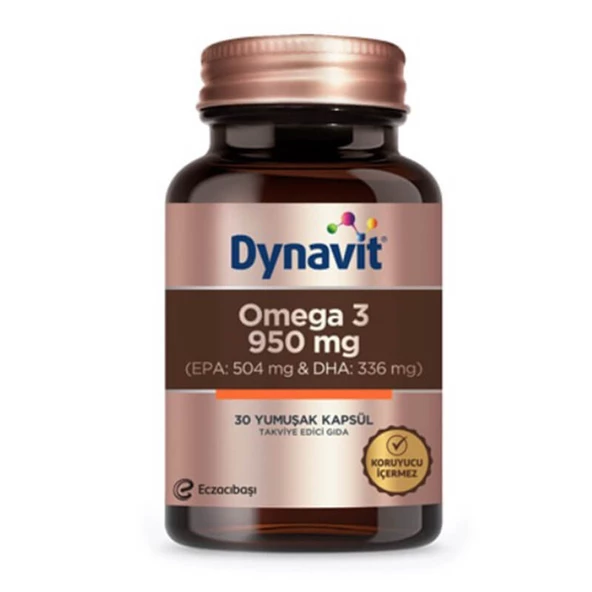 Dynavit Omega 3 950 mg 30 Yumuşak Kapsül ürün görseli 1
