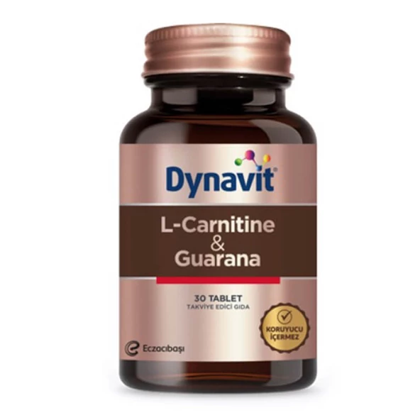 Dynavit L-Carnitine & Guarana 30 Tablet ürün görseli 1