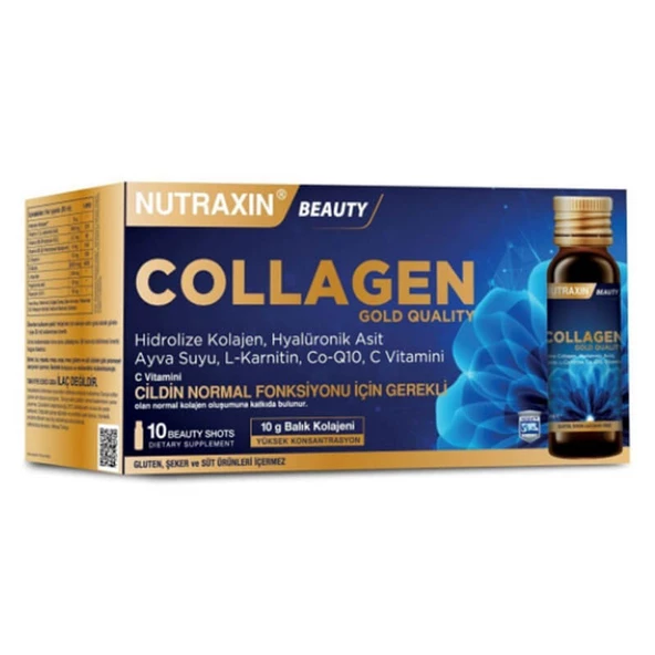 Nutraxin Collagen Beauty Shots 10 x 50 ml ürün görseli 1